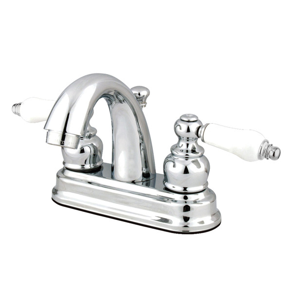 Kingston Brass Restoration, 4" Centerset Bathroom Faucet, Chrome KB5611PL